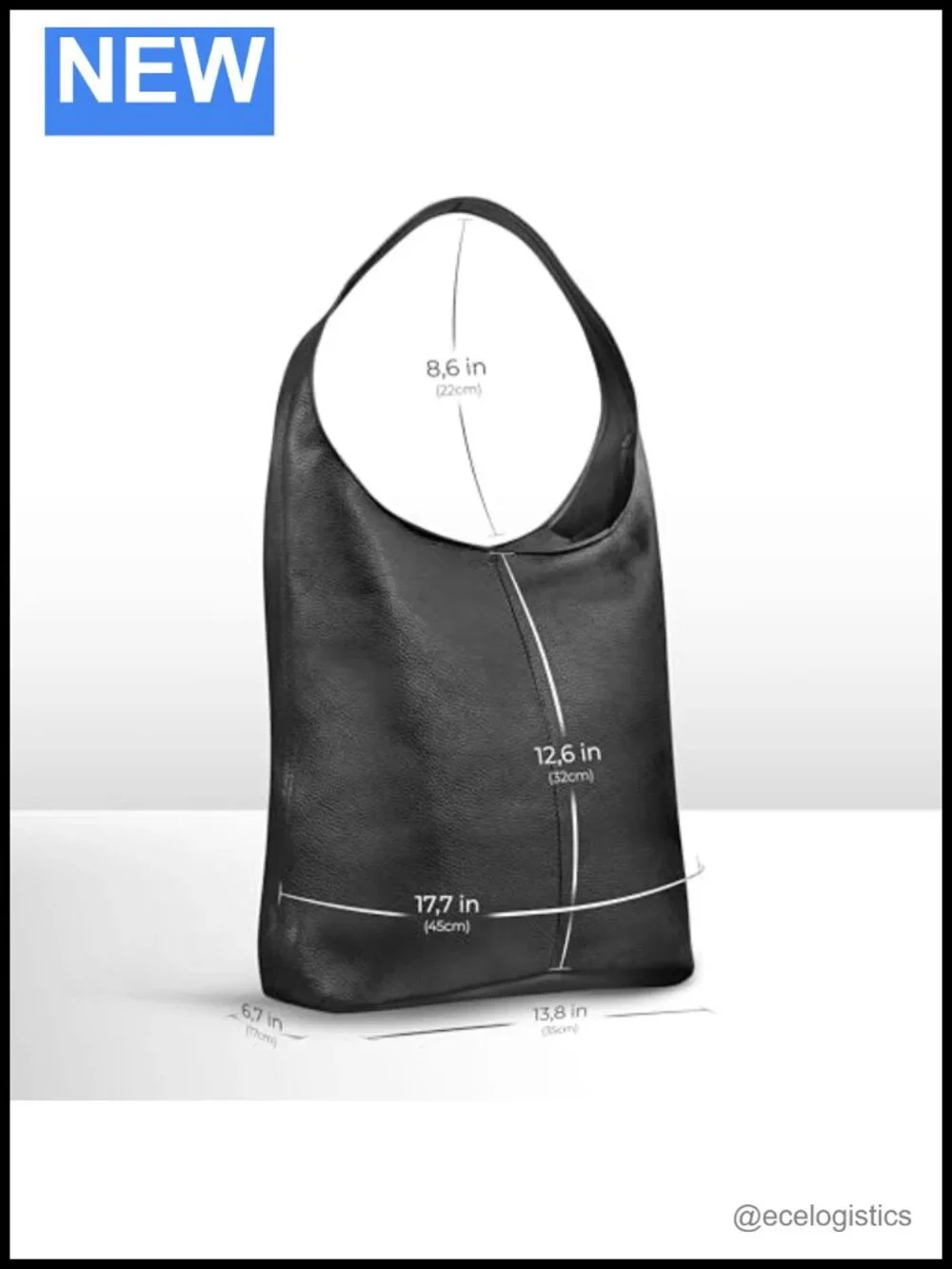 Genuine Leather Hobo Bag for Women Large Soft Slouchy Shoulder Purse with Zipper